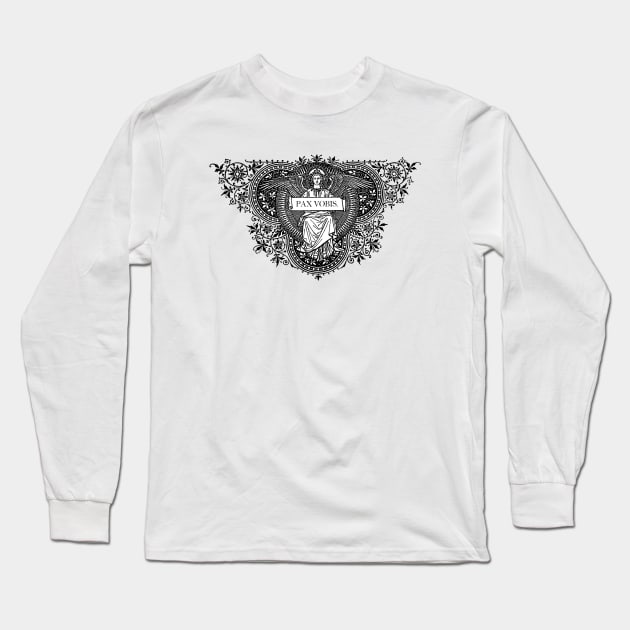 Pax Vobis Angel Long Sleeve T-Shirt by DeoGratias